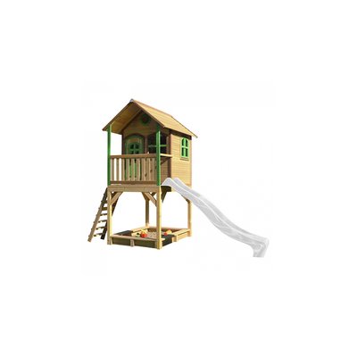 AXI Classic Sarah Maisonnette Marron vert Toboggan Blanc AXI HOUSE