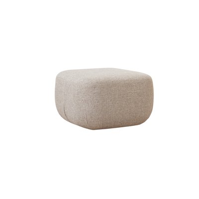 Пуф из массива березы и рогожки SO'HOME