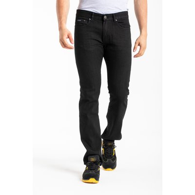 Jeans de travail coton coupe confort noir WORK7 RICA LEWIS