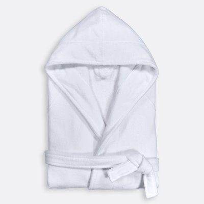 Badjas met kap in fluwelen badstof 450 g/m2, Trizie LA REDOUTE INTERIEURS