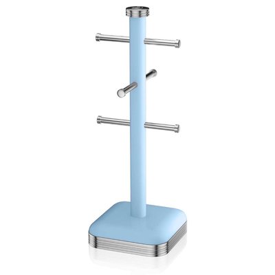 Retro 6-Mug Tree in Blue SWAN
