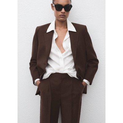 Pantalon droit costume lyocell MANGO