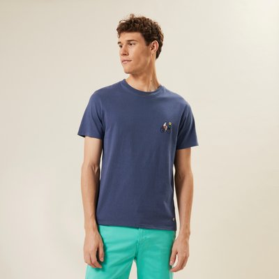 T-shirt col rond coton et coton recyclé ARCY FAGUO