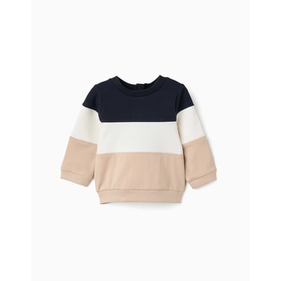 Sweat en coton peigné avec bloc de couleurs ZIPPY