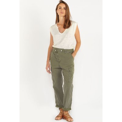Pantalon army, fermeture asymétrique LE TEMPS DES CERISES