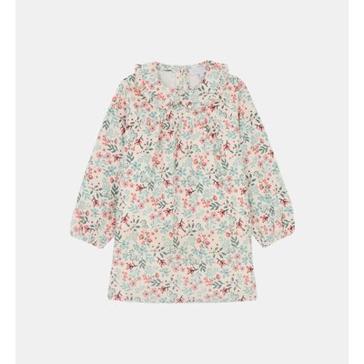 Robe Axelle Florale En Velours Bio CADET ROUSSELLE