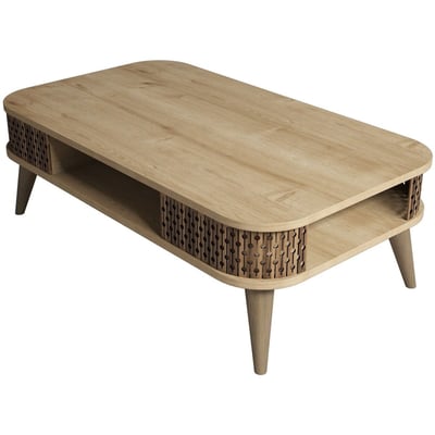 Table basse avec niche de rangement - ETTA HOMIFAB