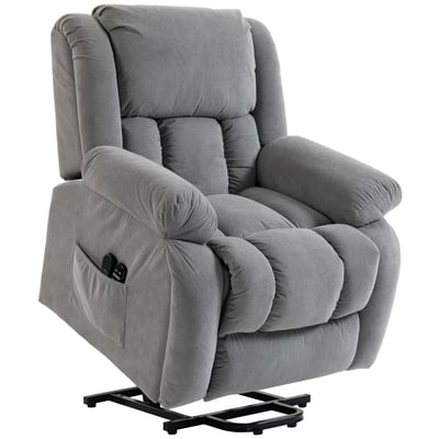 Fauteuil releveur multifonctionnel Velours HOMCOM