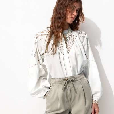 Blouse brodée PROMOD