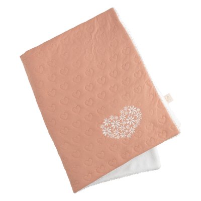 Couverture bébé en coton avec broderie SAUTHON