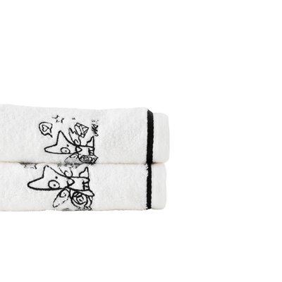 Drap de bain coton JAKE24 CARRE BLANC