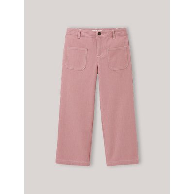 Pantalon droit en denim rayé CYRILLUS