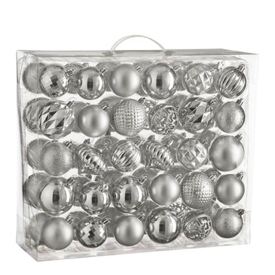Lot de 60 boules de Noël incassables GLIMMA MICA DECORATIONS