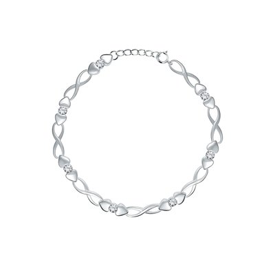 Bracelet en argent 925 et oxyde de zirconium CLEOR