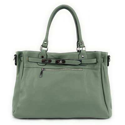 Sac cabas en cuir grainé JANET SILVER OH MY BAG