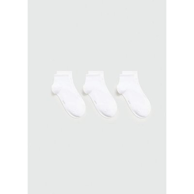 Lot 3 paires de chaussettes côtelées coton MANGO MAN