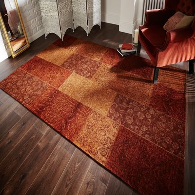 Tapis terracotta PATCHWORK FLAIR RUGS