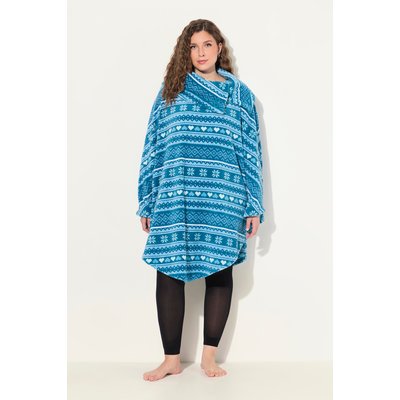 Poncho d'intérieur en polaire. Avec col et ULLA POPKEN