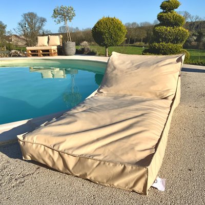Matelas bain de soleil en microbille HOME MAISON