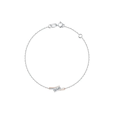 Bracelet en or 375 et diamant CLEOR