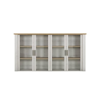 Surmeuble 4 portes vitrées MANOSQUE GAMI