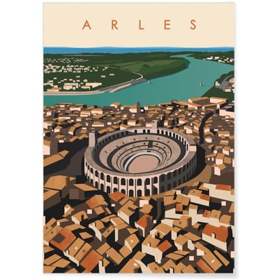 Affiche ville Arles 2 L'AFFICHERIE