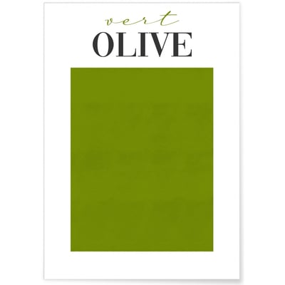 Affiche Vert Olive L'AFFICHERIE