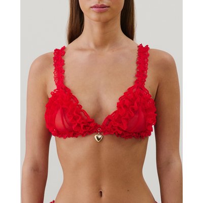 Soutien-gorge triangle en dentelle avec bijou RUFFLELACIZ UNDIZ