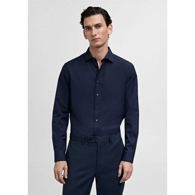 Chemise costume slim-fit popeline coton MANGO MAN