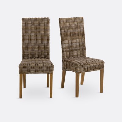 Set van 2 stoelen in kubu met hoge rugleuning, Inqaluit LA REDOUTE INTERIEURS