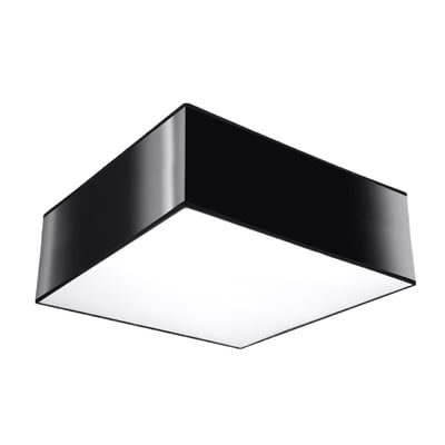 Plafonnier PVC Noir E27 1 Horus EDEN
