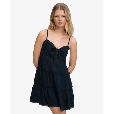 Robe Mini à Volants en Gaze SUPERDRY