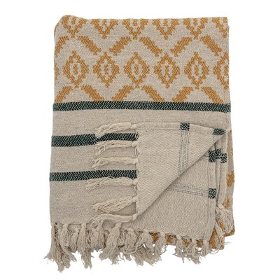Plaid coton recyclé  FINI BLOOMINGVILLE