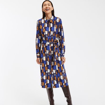 Graphic Print Shirt Dress LA REDOUTE COLLECTIONS