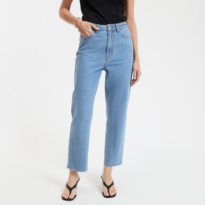 Jean droit 7/8ème, taille haute LA REDOUTE COLLECTIONS