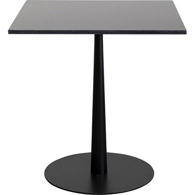 Table carrée en granit et acier, CAPRI KARE DESIGN