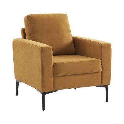 Fauteuil pieds métal velours côtelé BJORN SWEEEK