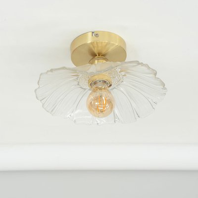 Glass Flower Flush Ceiling Light SO'HOME