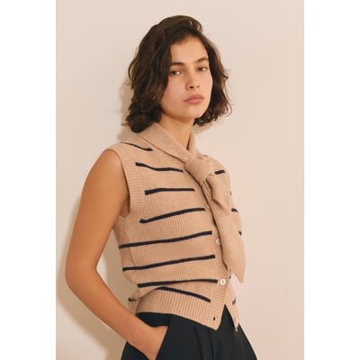 Gilet sans manches avec lien à nouer SUSIE ETAM