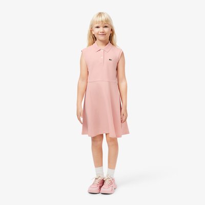 Robe polo sans manche en Piqué stretch LACOSTE