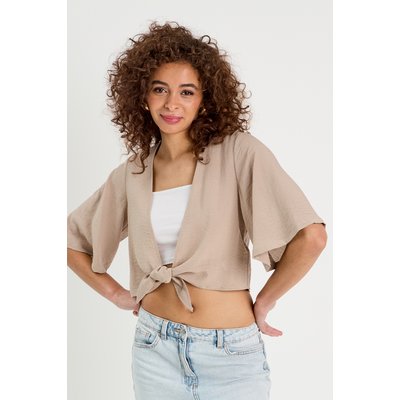 Blouse nouée cropped CACHE CACHE