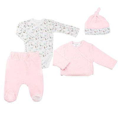 Ensemble naissance fille - Rose des bois TROIS KILOS SEPT