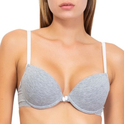 Soutien-gorge push up à armatures en coton bio TRUE L ET L