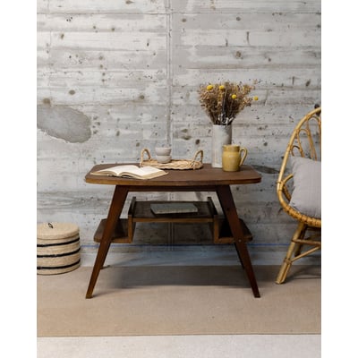 Table basse scandinave en bois Donna N°1030 - Bon état DEBONGOUT