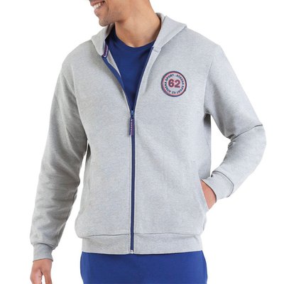 Zip-up hoodie in molton ATHENA