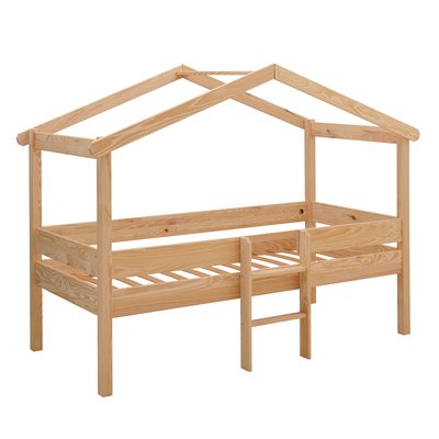Lit cabane bois massif avec option  rangement Erwan CAMIF