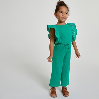 Комбинезон с короткими рукавами с воланами LA REDOUTE COLLECTIONS
