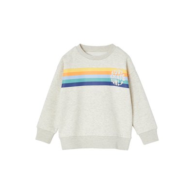Sweat col rond graphique VERTBAUDET