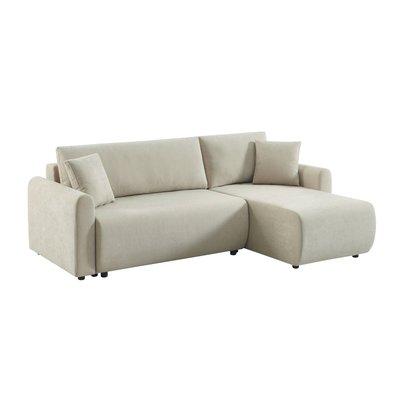 Canapé d'angle réversible, convertible, 3 places tissu avec coffre BERLIN SWEEEK