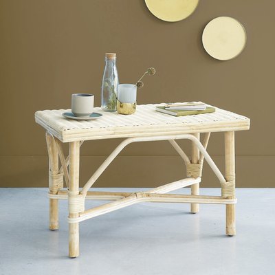 Table basse rectangulaire en rotin naturel  ALBANE BERAH GETAH